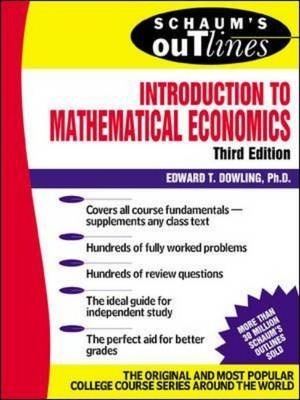 Introduction to Mathematical Economics / Edward T. Dowling
