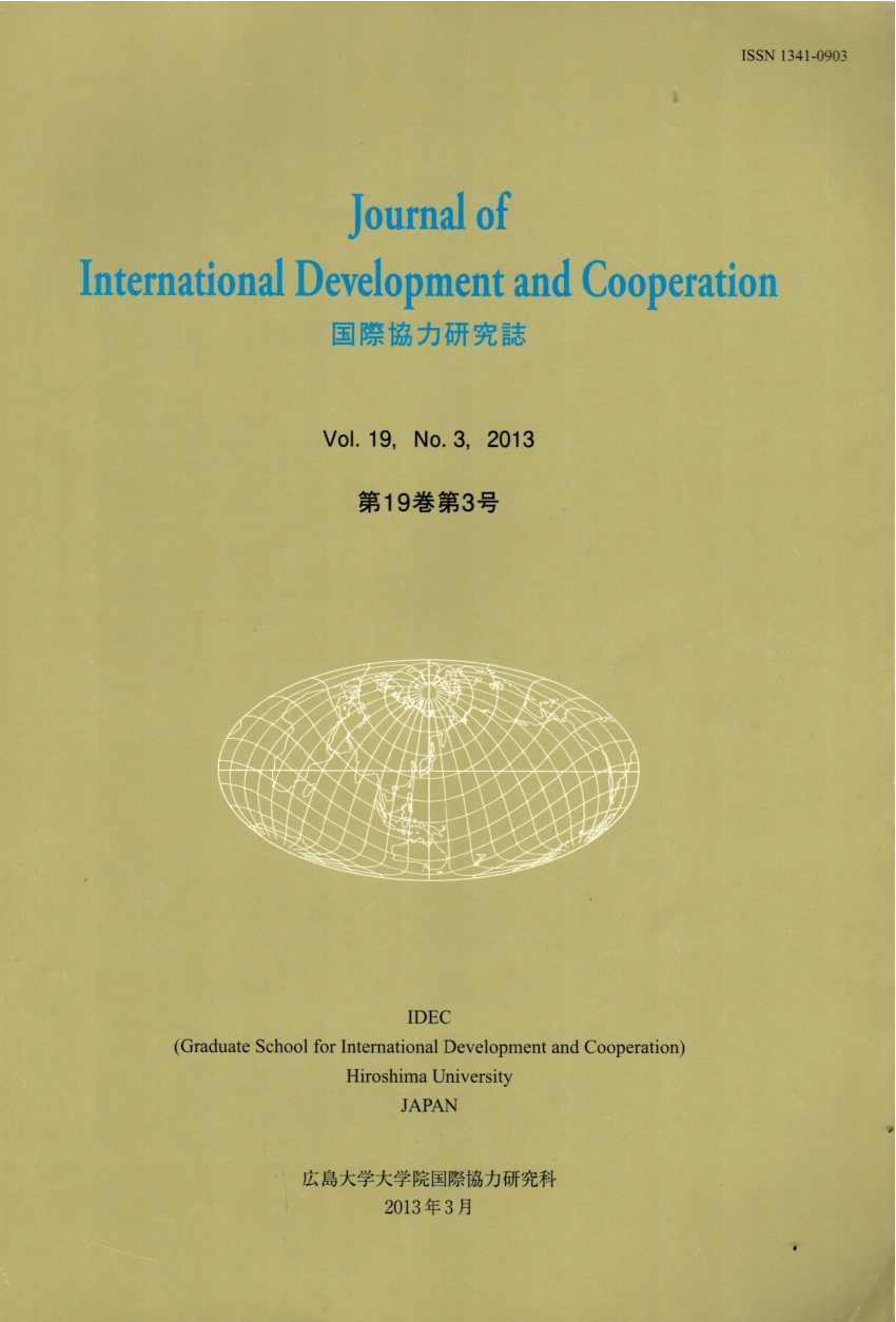 Journal of International Development and Cooperation / Graduate School for International Development and Cooperation