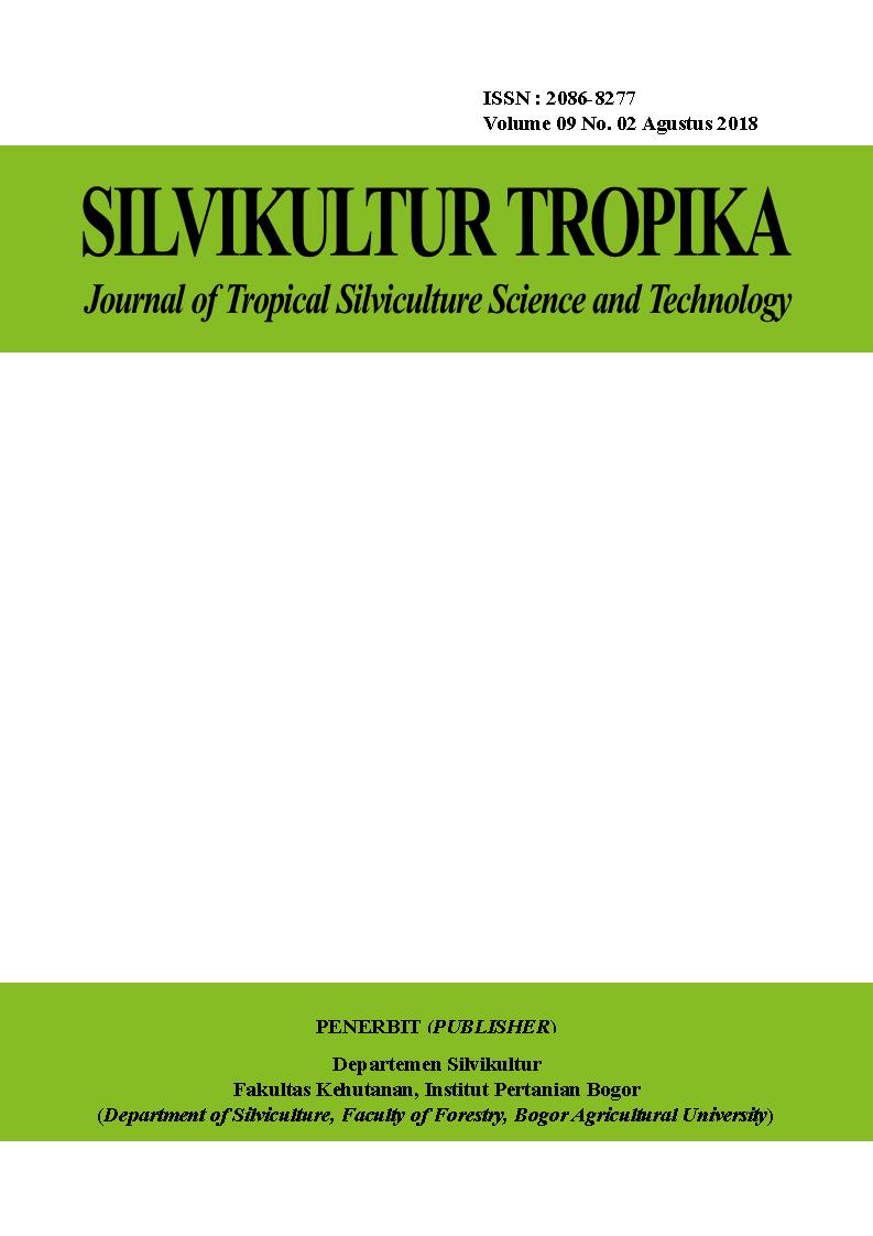 Jurnal Silvikultur Tropika (JST) / Departemen Silvikultur, Fahutan IPB