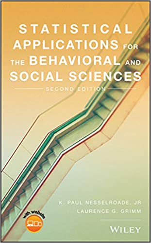 Statistical Applications for the Behavioral and Social Sciences / Paul Nesselroade Jr;  Grimm, Laurence G.