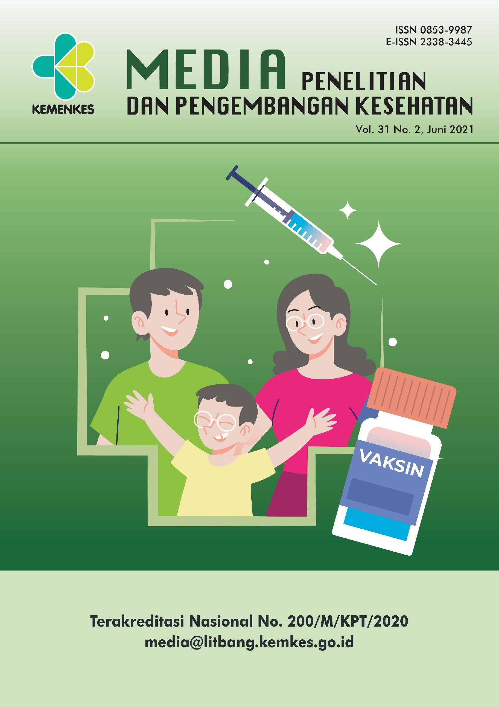Media Penelitian dan Pengembangan Kesehatan :  Media of Health Research and Development / Kemenkes RI